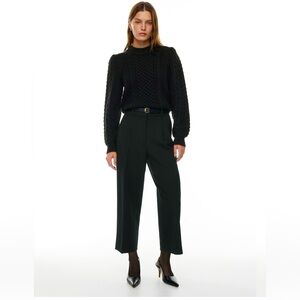 Wilfred effortless black pant- cropped sz 6